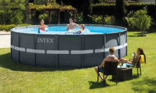 Zahradní bazén INTEX Ultra Frame XTR 5,49 x 1,32m s extra pevným kovovým rámem