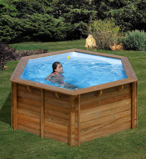 Celodrevený bazén v luxusnom dizajne