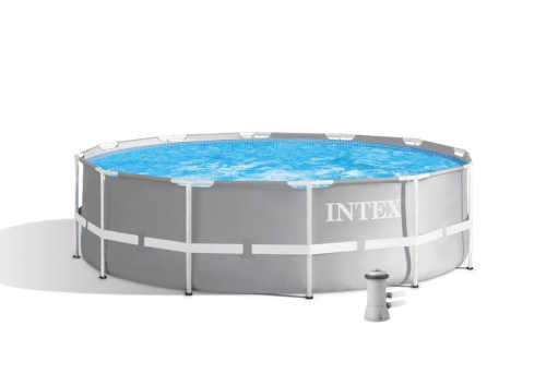 Moderný kruhový bazén Intex s kartušovou filtráciou