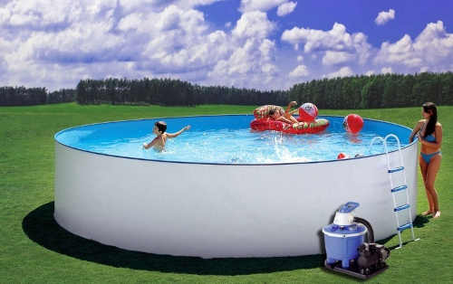 Kvalitný kruhový bazén s filtráciou