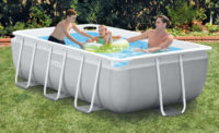 Luxusný nadzemný bazén s nerezovou konštrukciou Intex Prism Frame 3 m x 1,75 m x 0,8 m