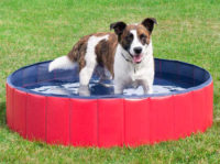 Skladací bazén pre psov Marimex – Ø 100 cm