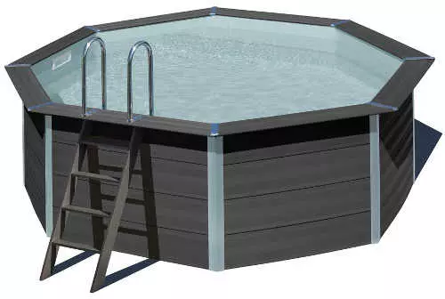 GRE Kompozitný nadzemný bazén z moderného kompozitného materiálu 410 x 124 cm s pieskovou filtráciou