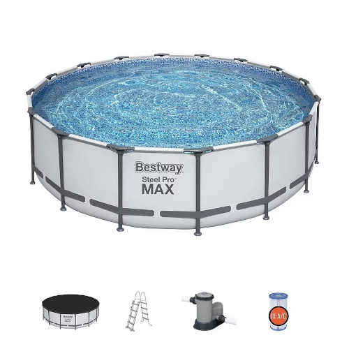 Kruhový bazén Steel Pro Max s filtráciou