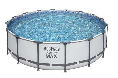 Nadzemný bazén s kruhovým tvarom Steel Pro Max