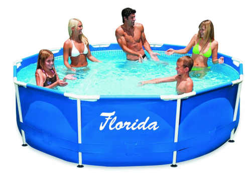 Rodinný nadzemní kruhový bazén Florida