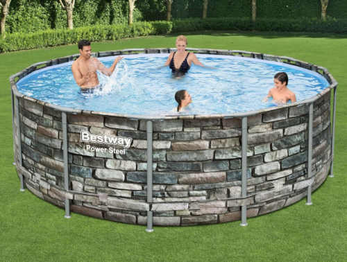 Nadzemný bazén v modernom dizajne