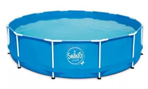 Záhradný bazén s kovovým rámom 3,05×0,76m