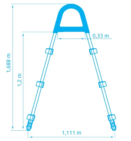Rozmery schodov do bazéna